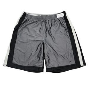 Nike Shorts Mens Gray Adjustable Waist Basketball Sports Active Pull On Bottoms